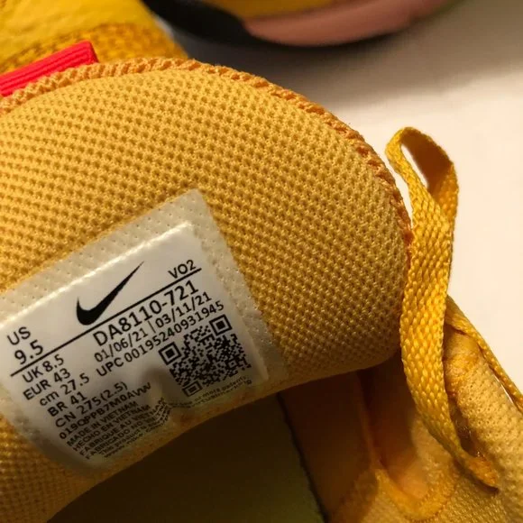 NIKE METCON MEN'S NEW REACT HYPERLIFT LACE LOCK SNEAKERS DA8110-721 SIZE: 9.5 - Picture 15 of 15